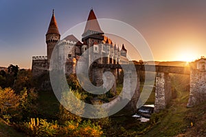 Corvin Castle in Romania