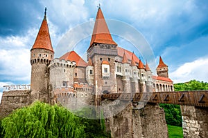 Corvin castle in Romania