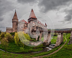 Corvin Huniazilor Castle from Hunedoara, Romania