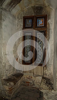 Corvinesti Castle window