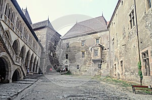 The Corvins Castle build by John Hunyadi, detail from the interior