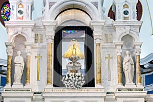 Cose up of Our Lady of Charity in Cuba