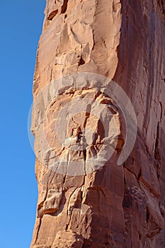 Coseupof a sandstone monument found at the Arches National Park in Utah