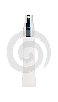 Cosmetic and beauty products in flask clipping path