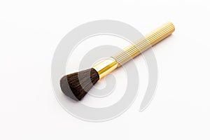 Cosmetic blush brush for makeup isolated on white background