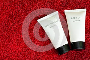 Cosmetic body gel and lotion