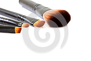 Cosmetic brush isolated on white background