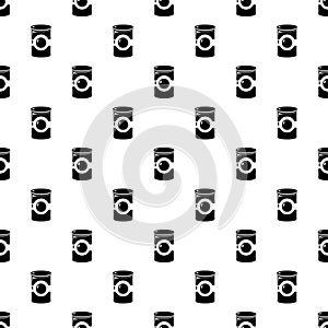 Cosmetic jar plastic pattern vector seamless