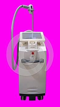 Cosmetic LED laser device for photodynamic therapy. Isolated image photo