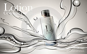 Cosmetic lotion ads