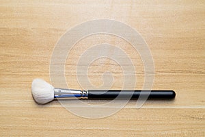 Cosmetic makeup brush in bag befire use facial make-up