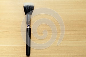 Cosmetic makeup brush in bag befire use facial make-up