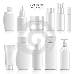 Cosmetic packages collection