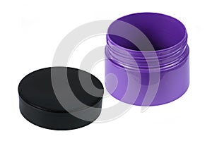 Cosmetic packaging, cream, powder or gel jar with cap