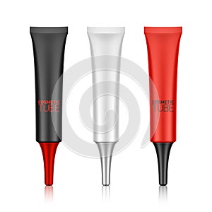 Cosmetic packaging, plastic, nozzle tube photo
