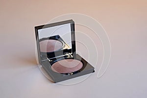 Cosmetic powder in compact black box