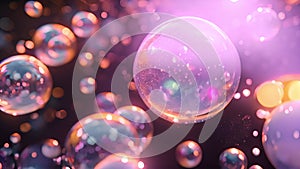 cosmetic skin cells Essence Essence Ball Molecules. Macro liquid bubbles slow movement. water,liquid cream gel