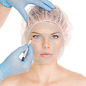 Cosmetic surgery woman