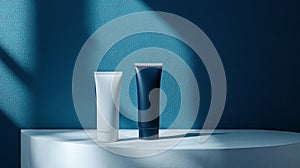 Cosmetic Tubes Display Mockup