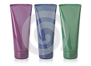 Cosmetic tubes isolated