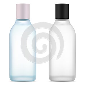 Cosmetic water bottle. Face skin serum product