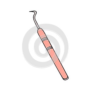 Cosmetical needle cartoon color icon photo
