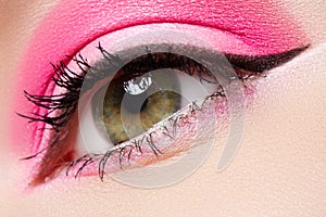 Cosmetics. Fashion eye make-up