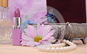 Cosmetics and Jewelry Box