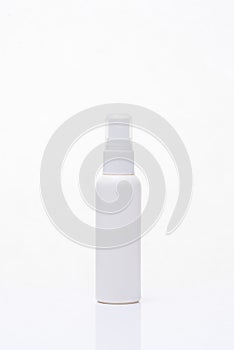 Cosmetics, Moisturizer, Bottle isolated on white.