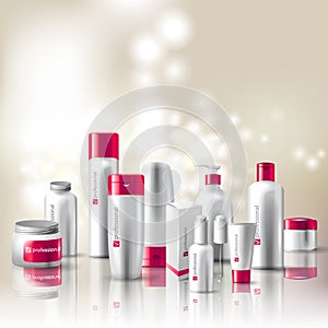 Cosmetics package photo