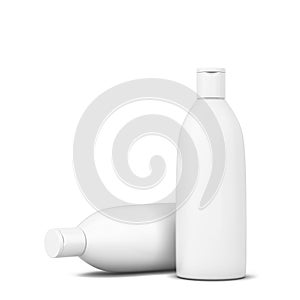 Cosmetics packaging - shampoo or gel bottle