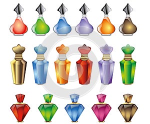 Cosmetics perfume bottles design