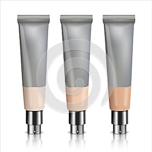 Cosmetics tonal makeup illustration photo