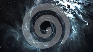 Cosmic Abyss: Solar Black Hole