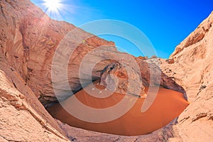 Cosmic Ashtray, Unique Formation in Grand Staircase Escalante, Escalante, Utah