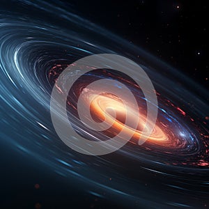 Cosmic Beacon: Illuminating Quasar in the Vastness of Space