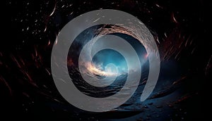 Cosmic Cave: A Journey Through the Nebula