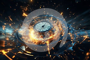 Cosmic clock ticking in synchrony with the ebb