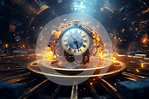 Cosmic clock ticking in synchrony with the ebb