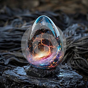 Cosmic Egg Sculpture photo