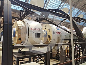 cosmic element in museum in Moscow VDNH