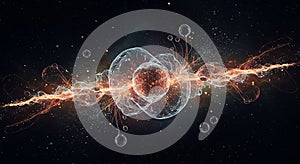 Cosmic energy flowing through quantum cell structures