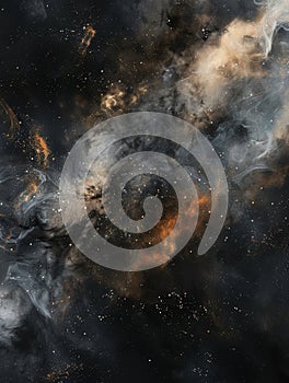 Cosmic explosion in the night sky