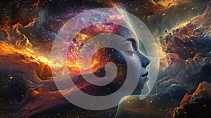 Cosmic female profile