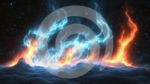Cosmic Fire & Ice: Celestial Energy