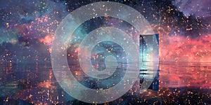 Cosmic Gateway A Mystical Nebula Encounter