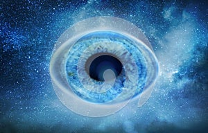 Cosmic god eye watching