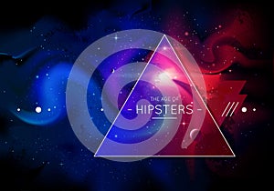 Cosmic hipster background