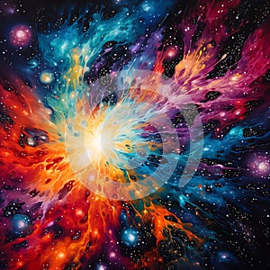 Cosmic Kaleidoscope: Where Colors Collide in the Cosmos