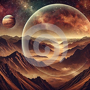 Cosmic Landscape in a Bubble